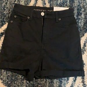 American eagle curvy hi rise shortie in size 0